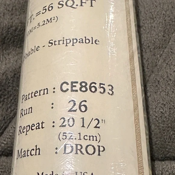 YORK CE8653 Hunter Olive Green Floral Swirl Wallpaper Double Roll 56 sqft NEW